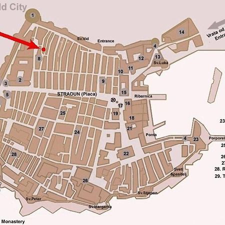 1-Bdrm With Terrace In The Old Town Apartamento Dubrovnik Exterior foto